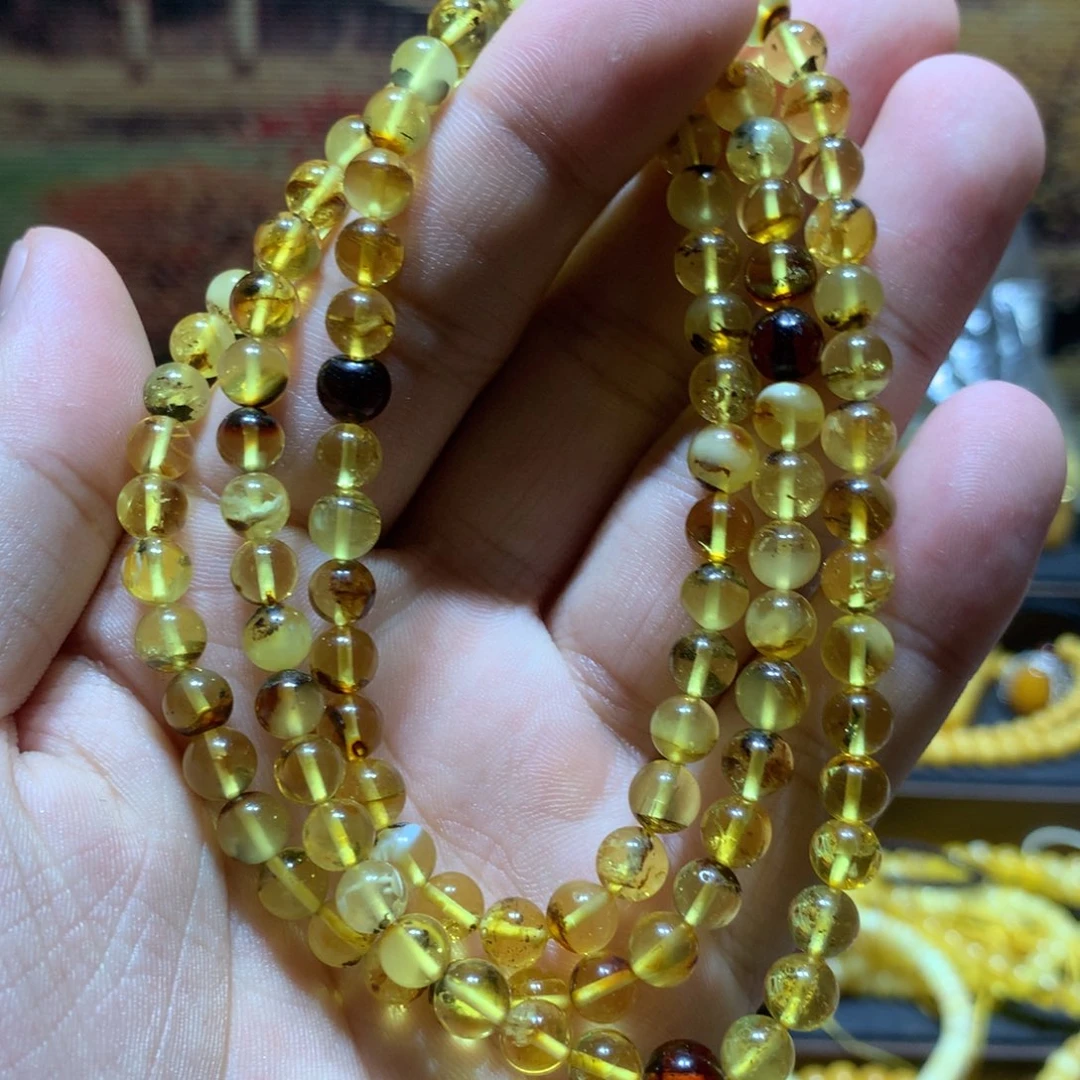 琥珀未镶嵌珠宝奇石