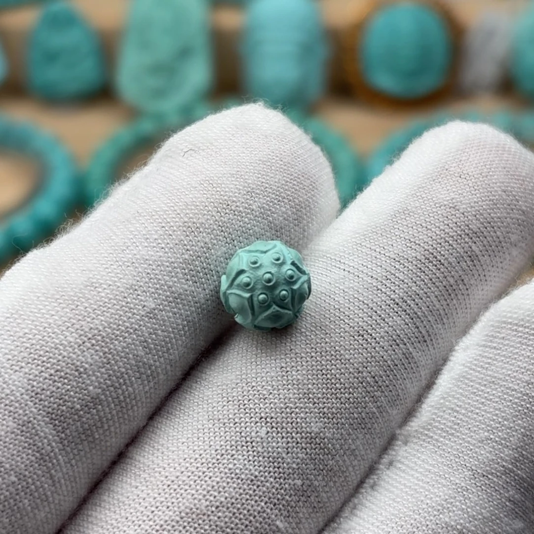 绿松石银S925镶嵌珠宝奇石