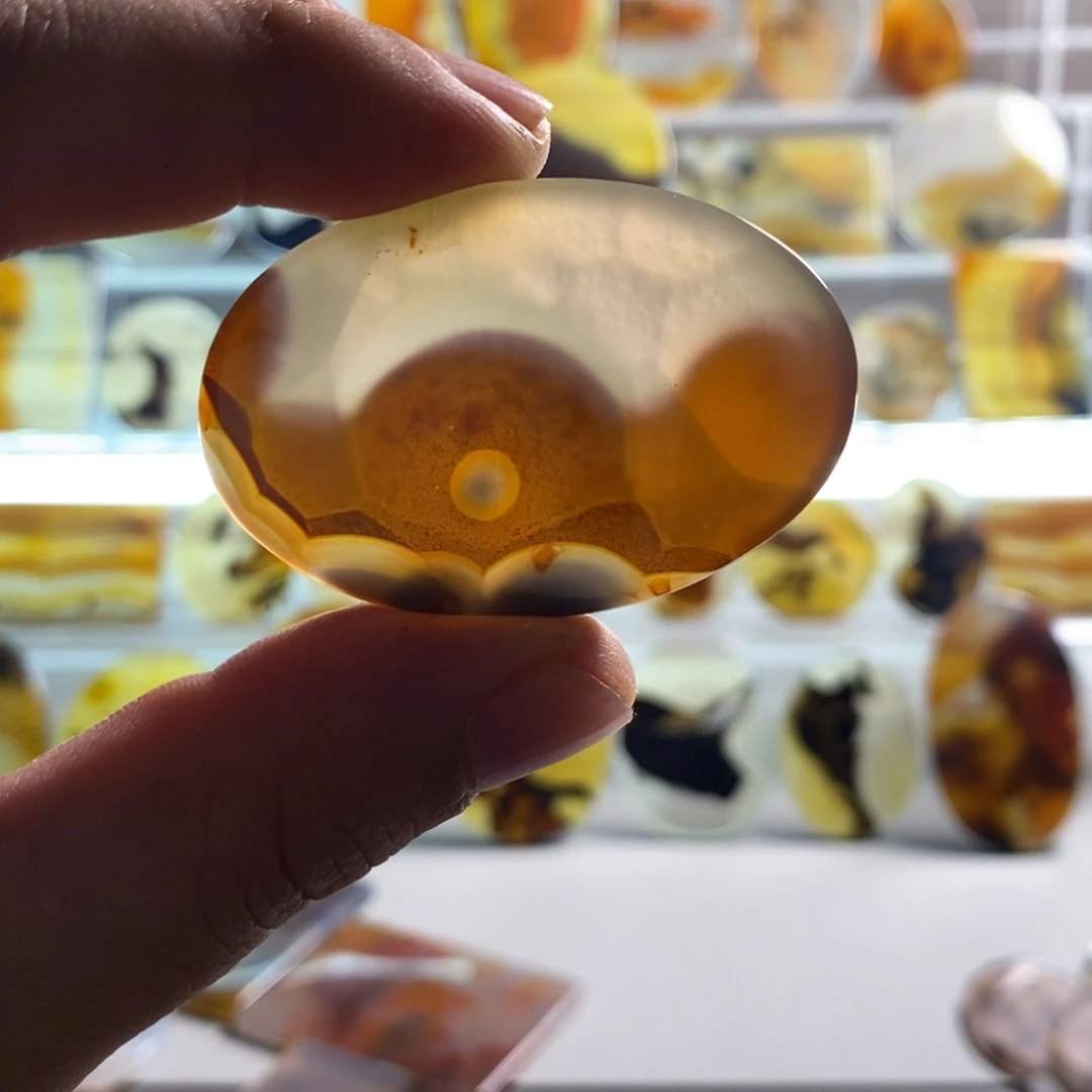 玛瑙/玉髓合金颈饰