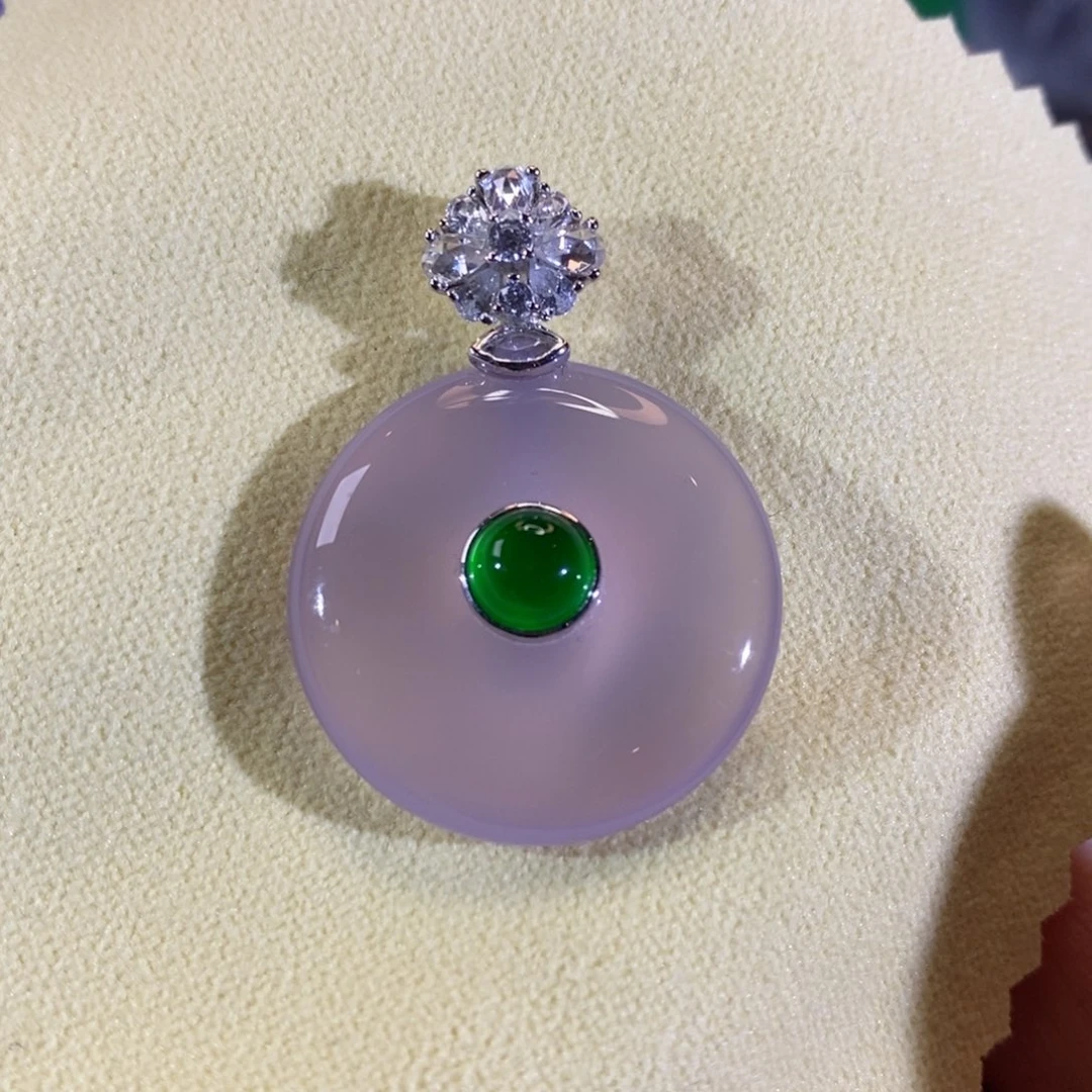 玛瑙/玉髓银S925镶嵌颈饰