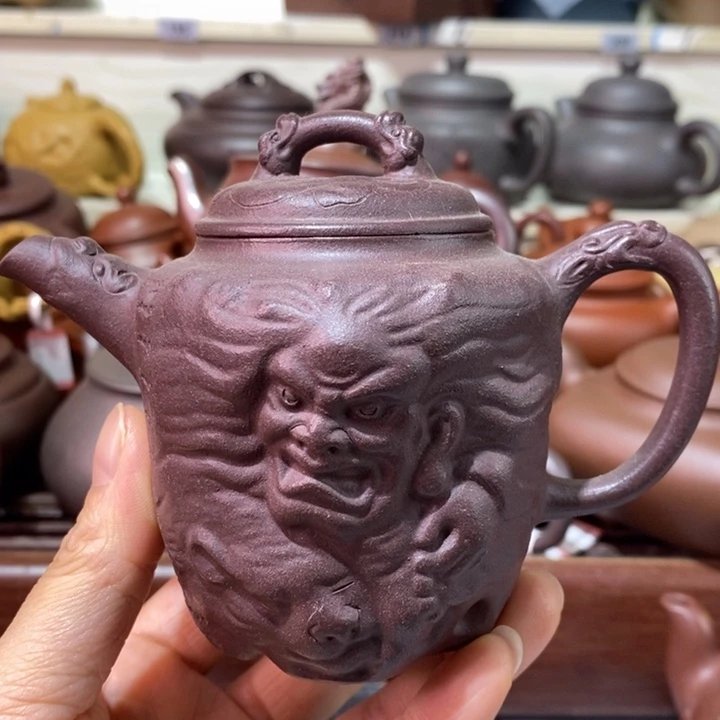 领***具茶壶紫砂微瑕处理一把