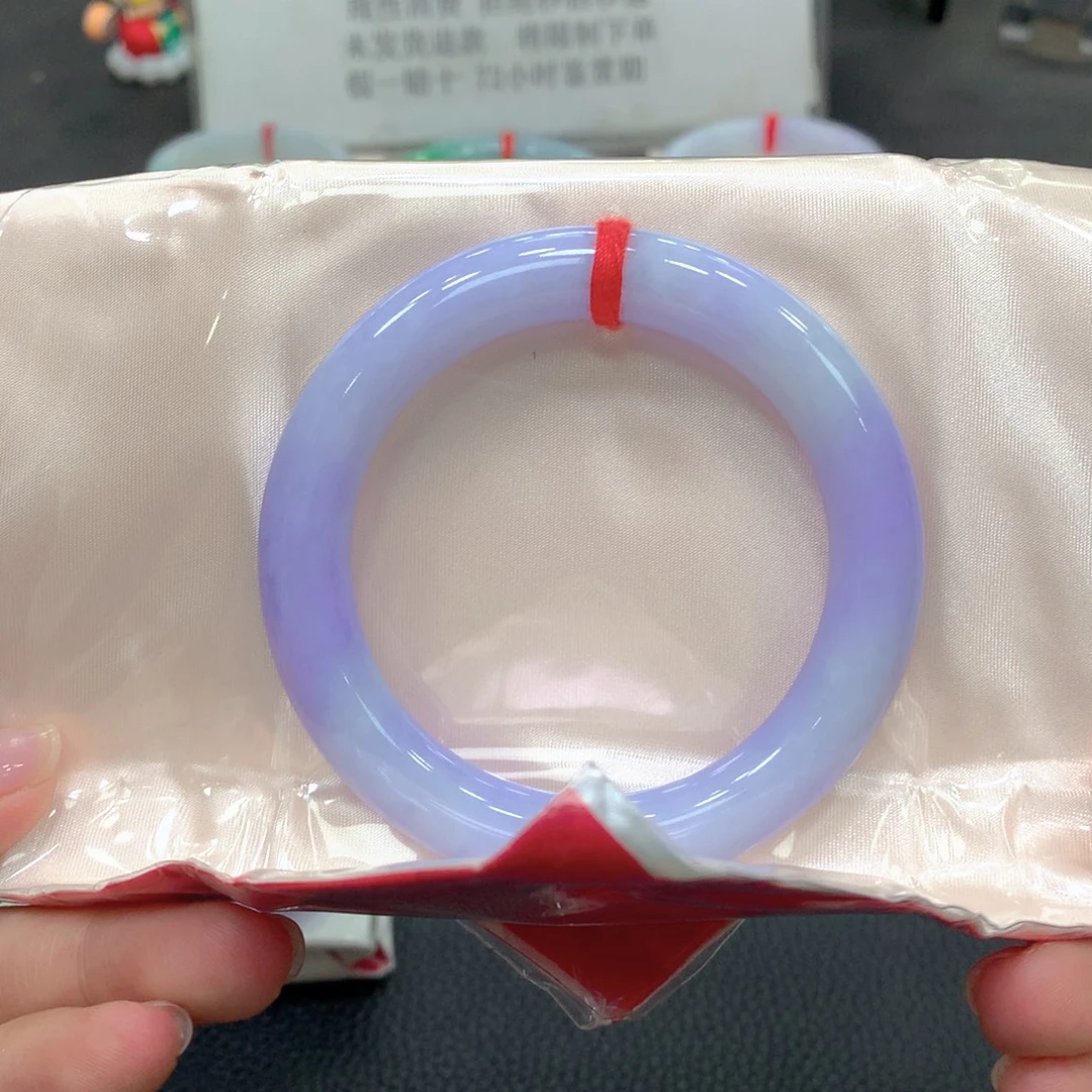 翡翠未镶嵌手镯55圆