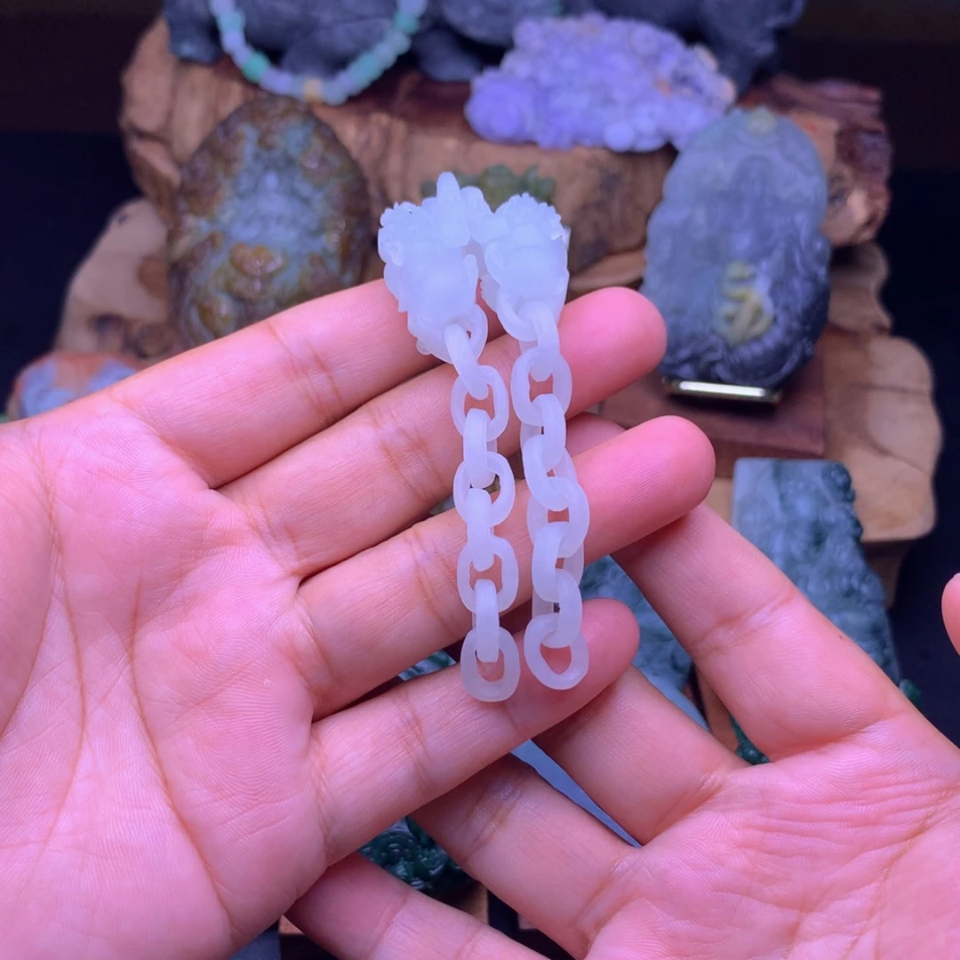 厚***物未镶嵌定制翡翠翡翠