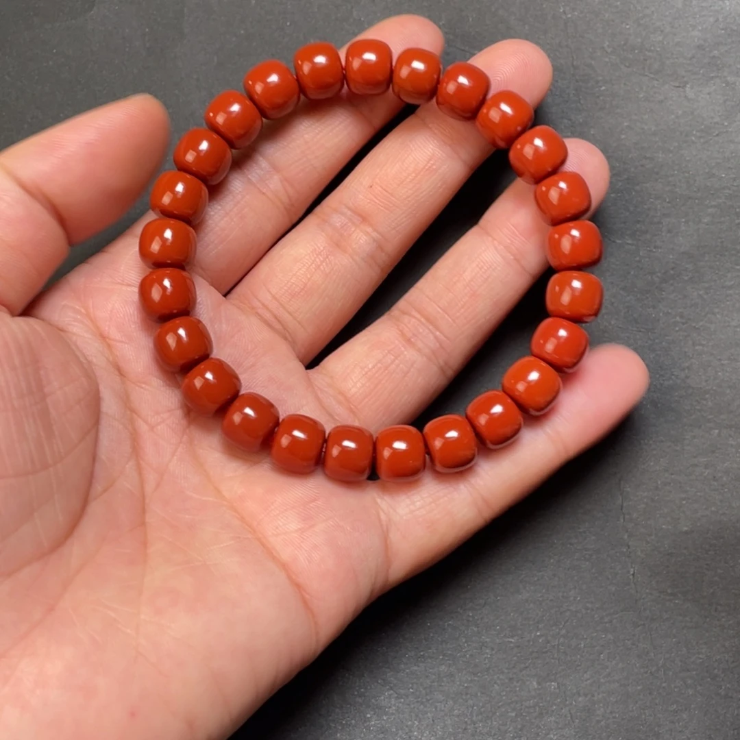南红玛瑙未镶嵌手串15号