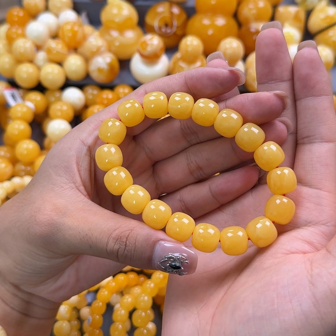 蜜蜡未镶嵌珠宝奇石同料13mm