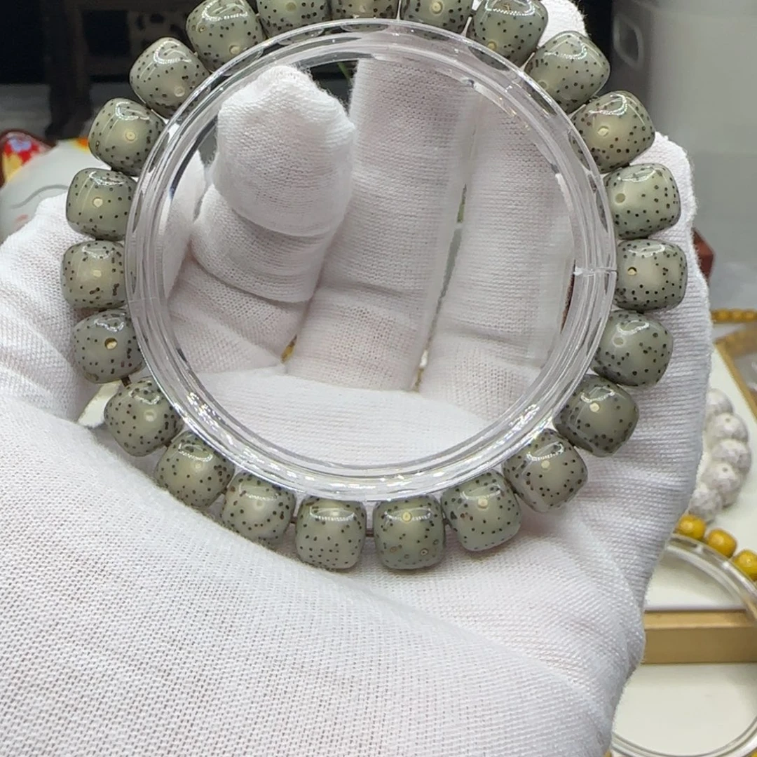 手串星月菩提糯冰10×9一朵果a8