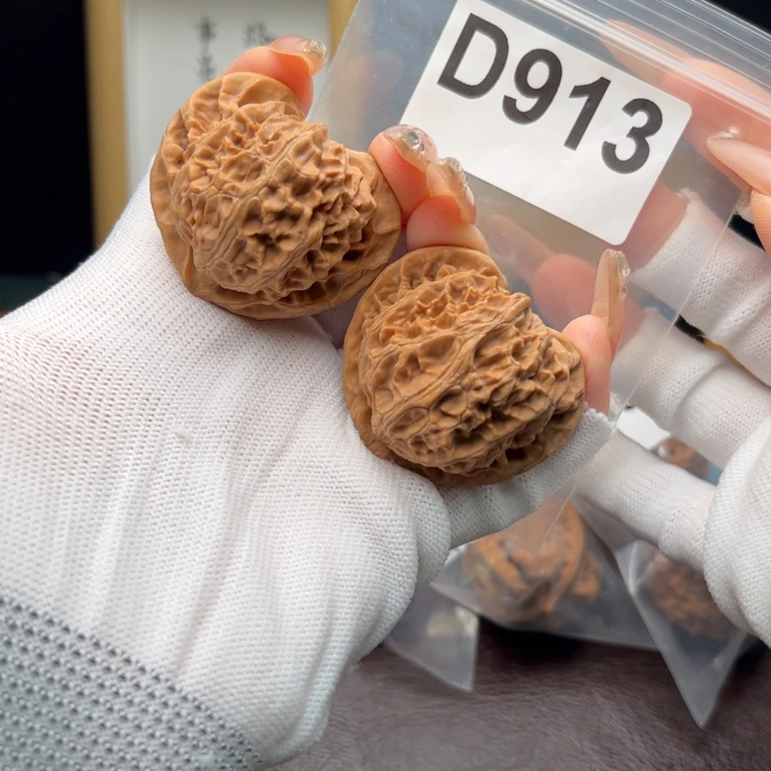 文玩核桃把件43宫灯d913