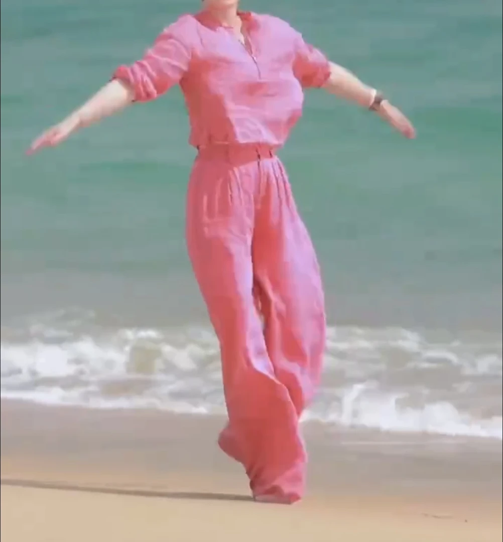 新款时尚气质百搭洋气减龄休闲套装