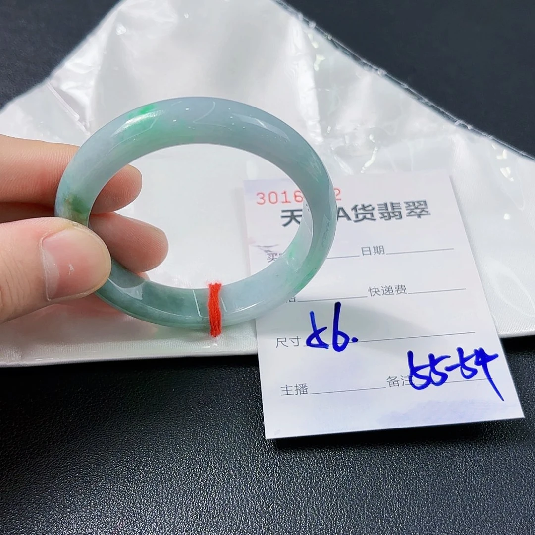 翡翠未镶嵌手镯翡翠手镯55-54