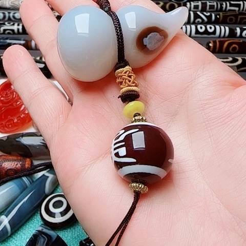 玛瑙/玉髓合金珠宝半成品