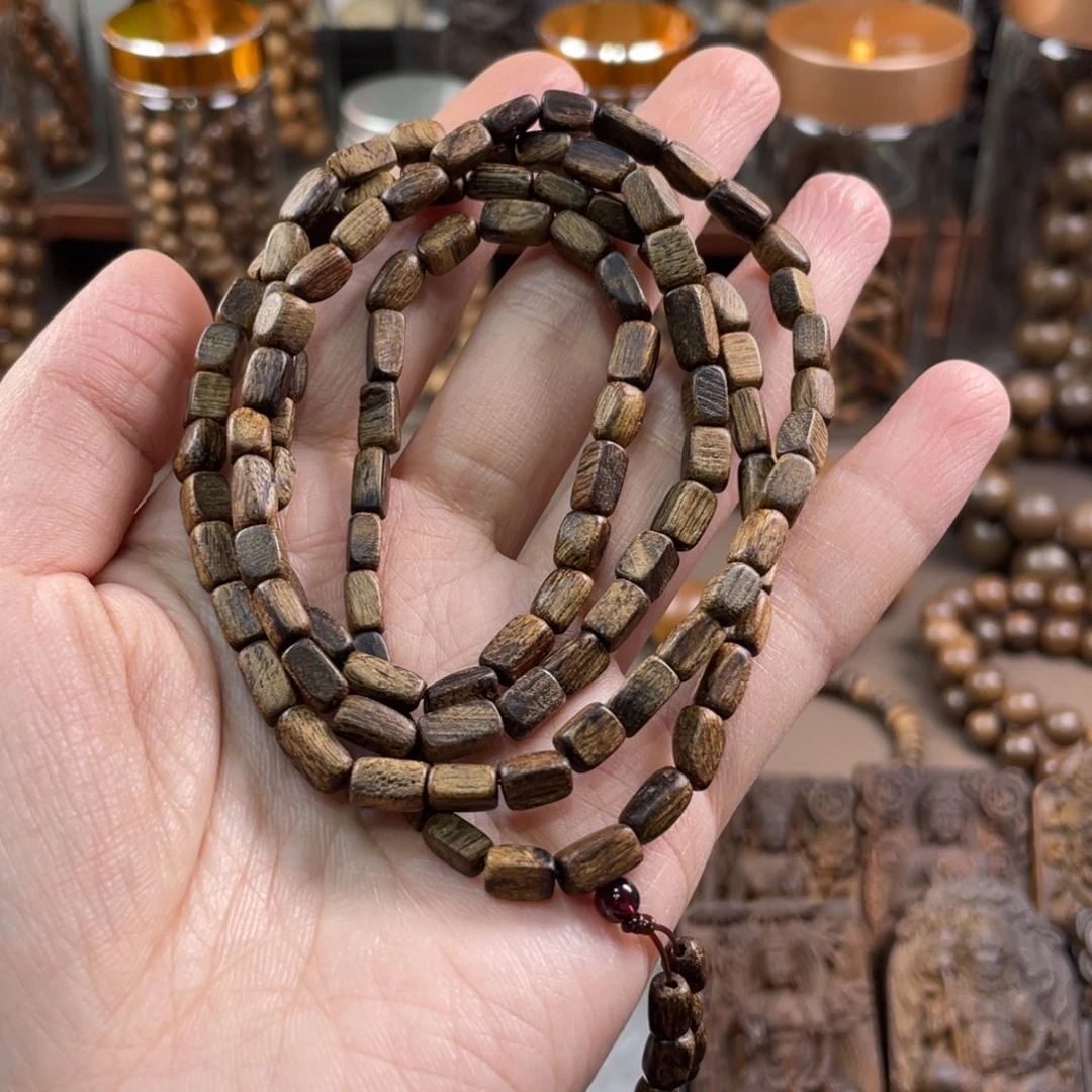 c***号沉香手串达拉干随形留疤多圈