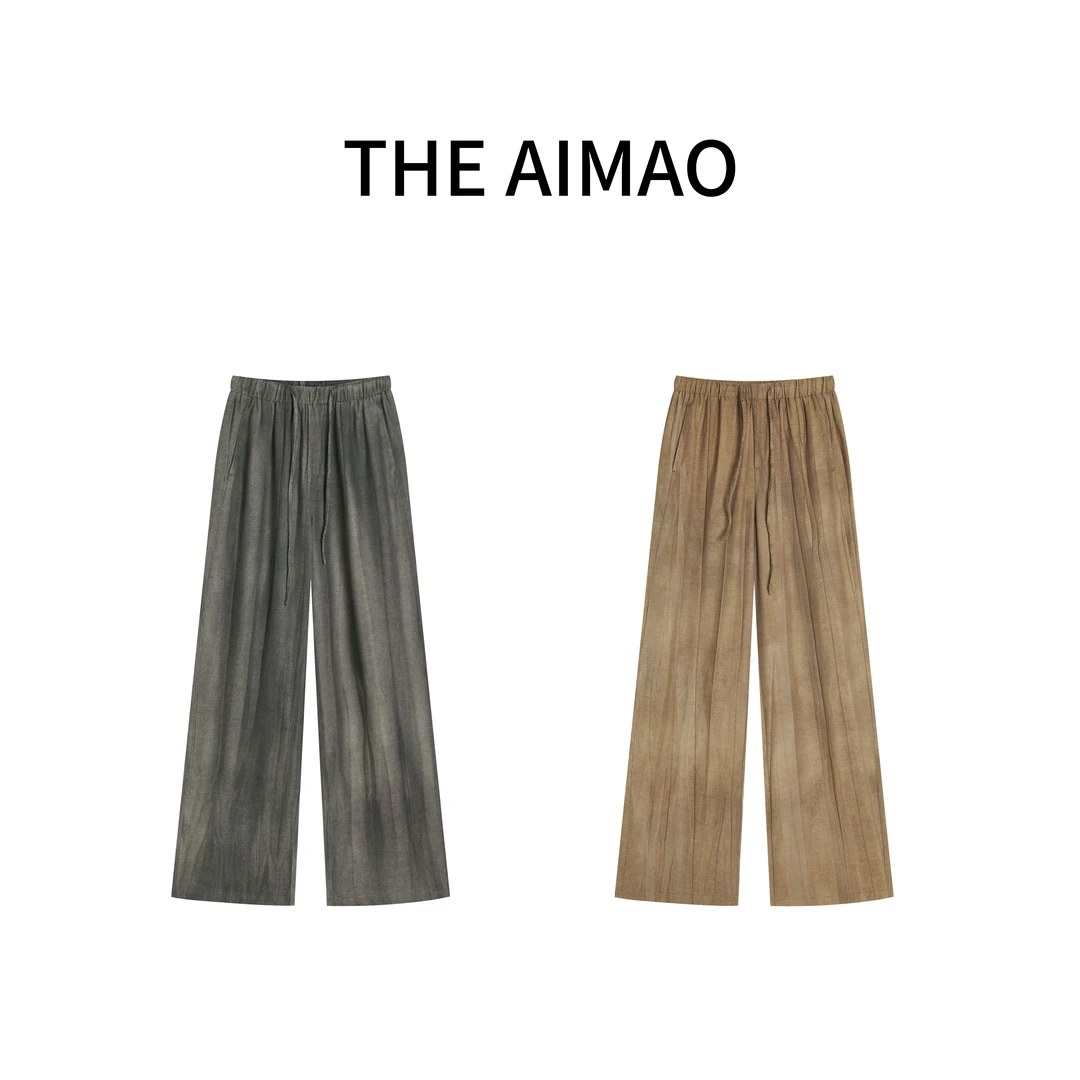 【THE AIMAO】‘冰膜裤“时尚冰凉感薄款百搭休闲裤XYX80604