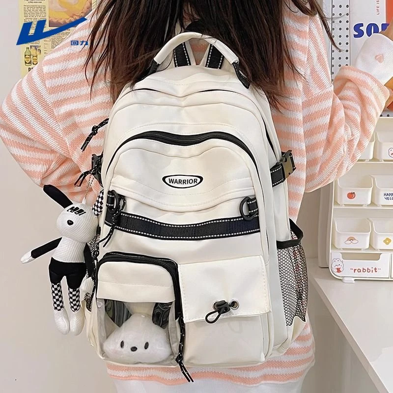 Warrior/回力双肩包大容量初高中学生书包休闲旅行包通勤电脑背包