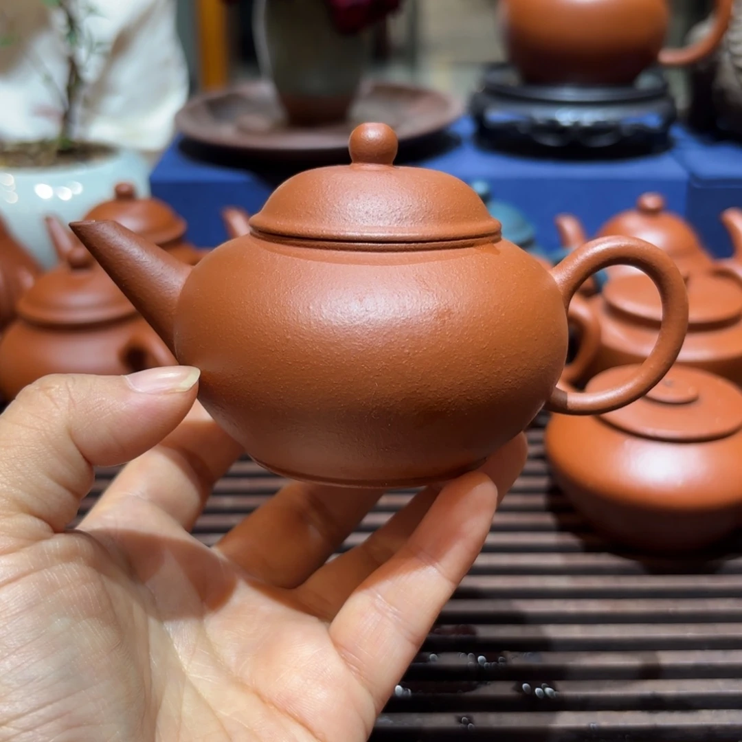 孤***者茶壶紫砂紫砂壶九十年代朱泥水平125cc