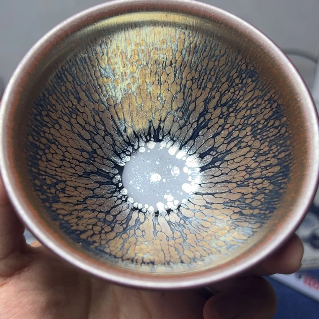 建阳建盏喝茶主客杯
