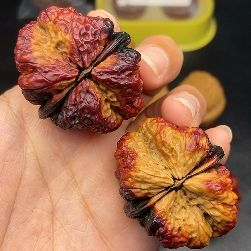 【闪购商品】把件文玩核桃42尺蝴蝶蟾