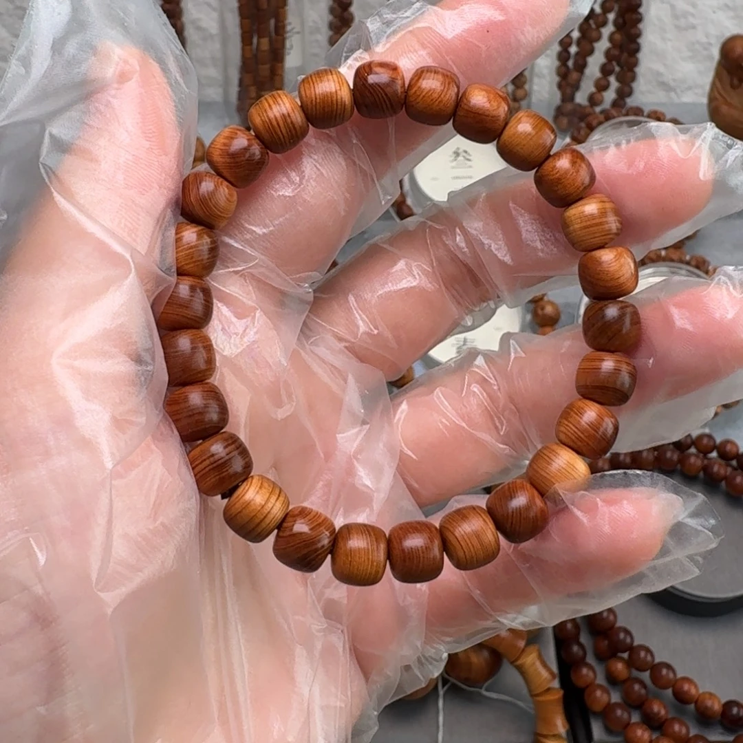 柏木（崖柏）手串/手链0.8老型精品黑油