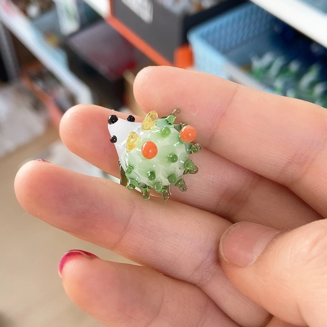 琉璃手工艺品绿色