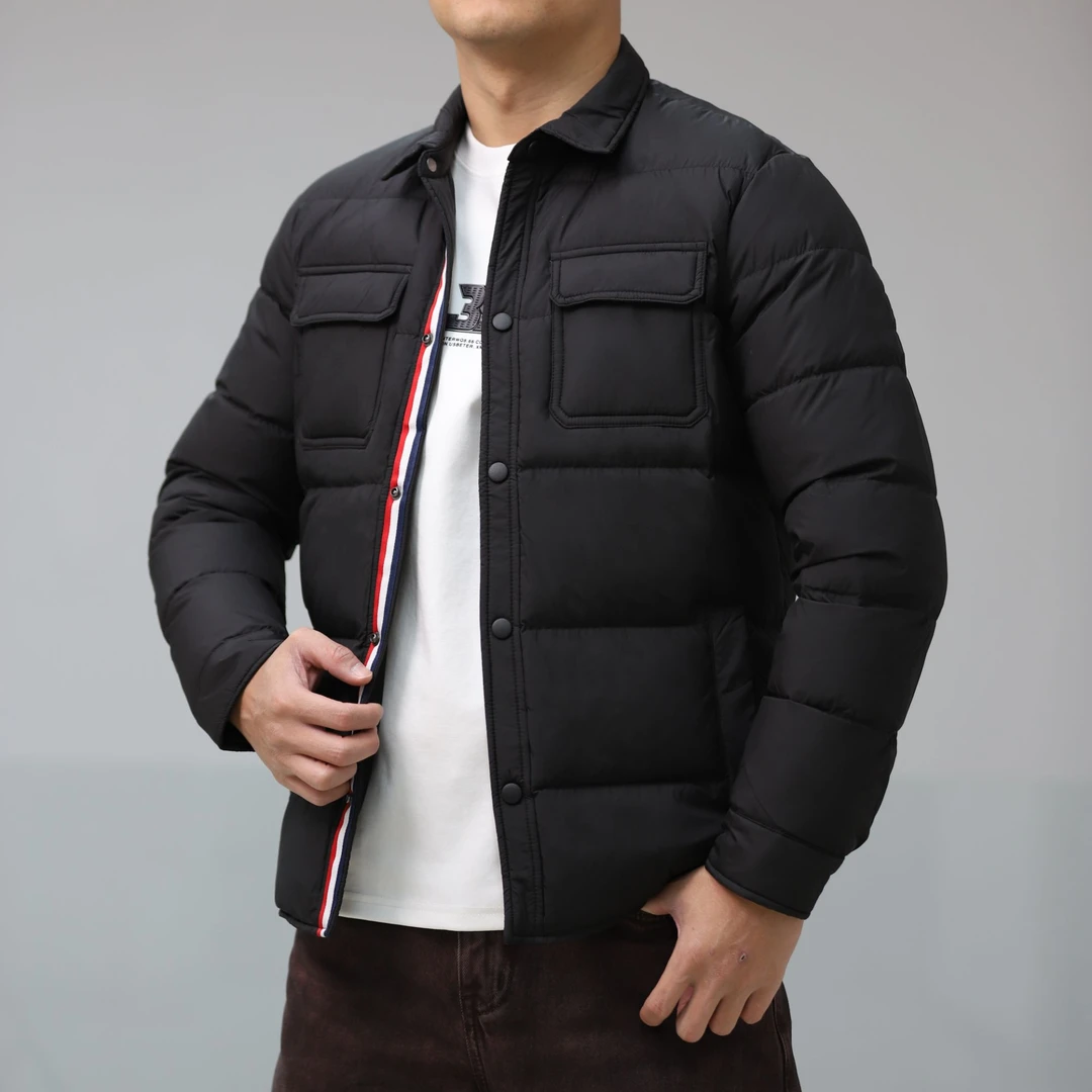 2024冬季新款情侣款外套时尚百搭高定短款保暖防寒服4456