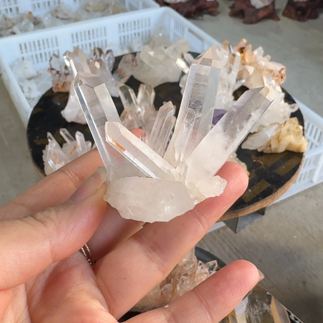 饕***餮水晶珠宝半成品银S925镶嵌