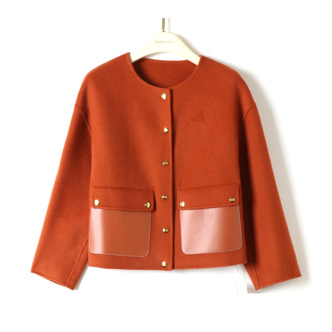 【李美丽专享】MINGSIKA/名斯卡 新款短外套#5AM600-23625