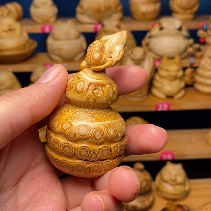 小***客竹竹雕精工制作福禄