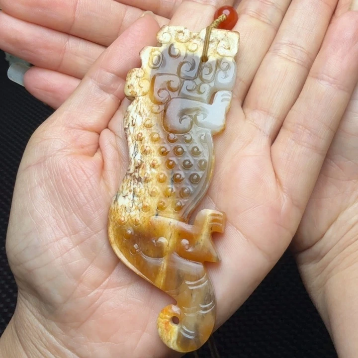 远***安吊坠新疆收藏老物料虎牌