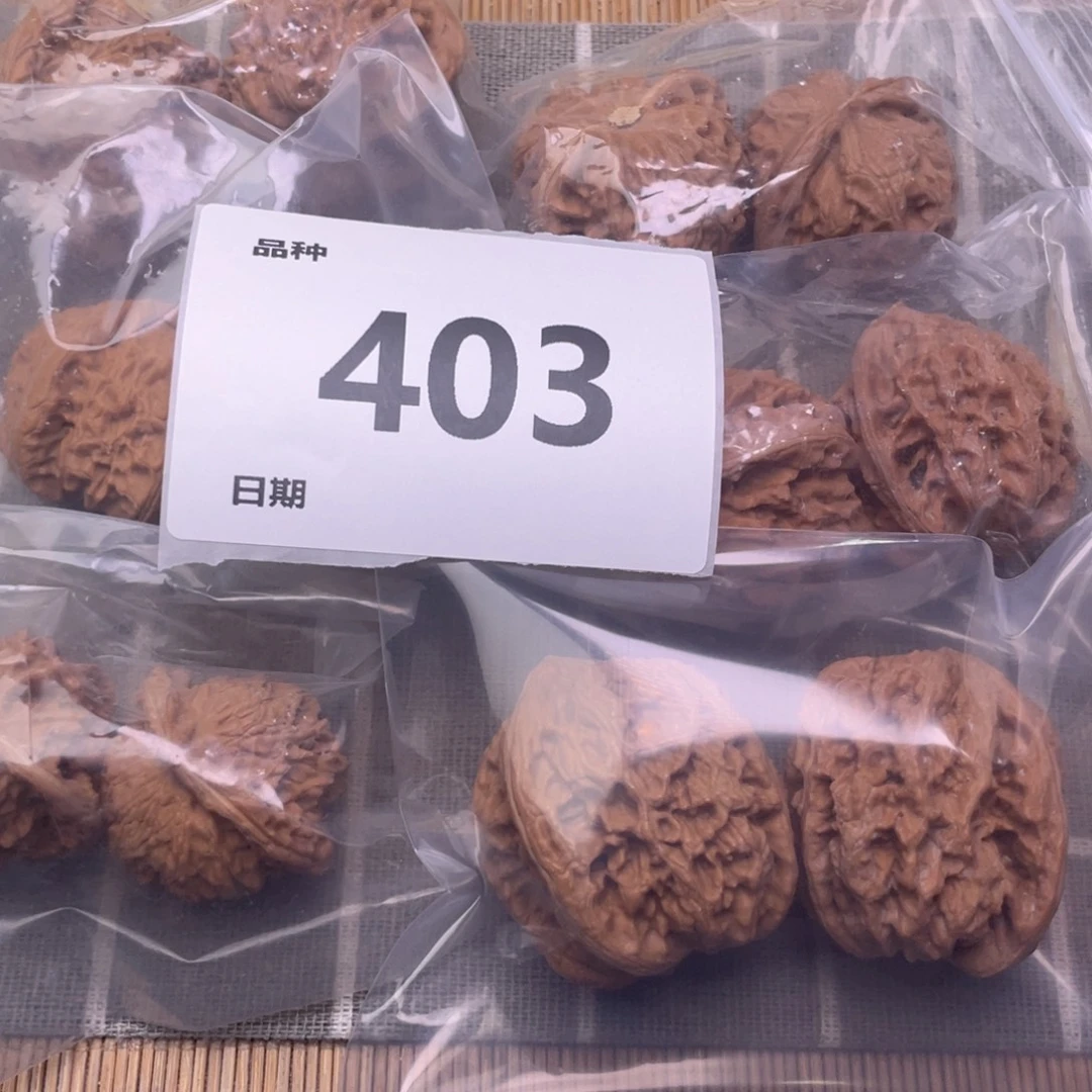 把件文玩核桃403号6对带练手将军