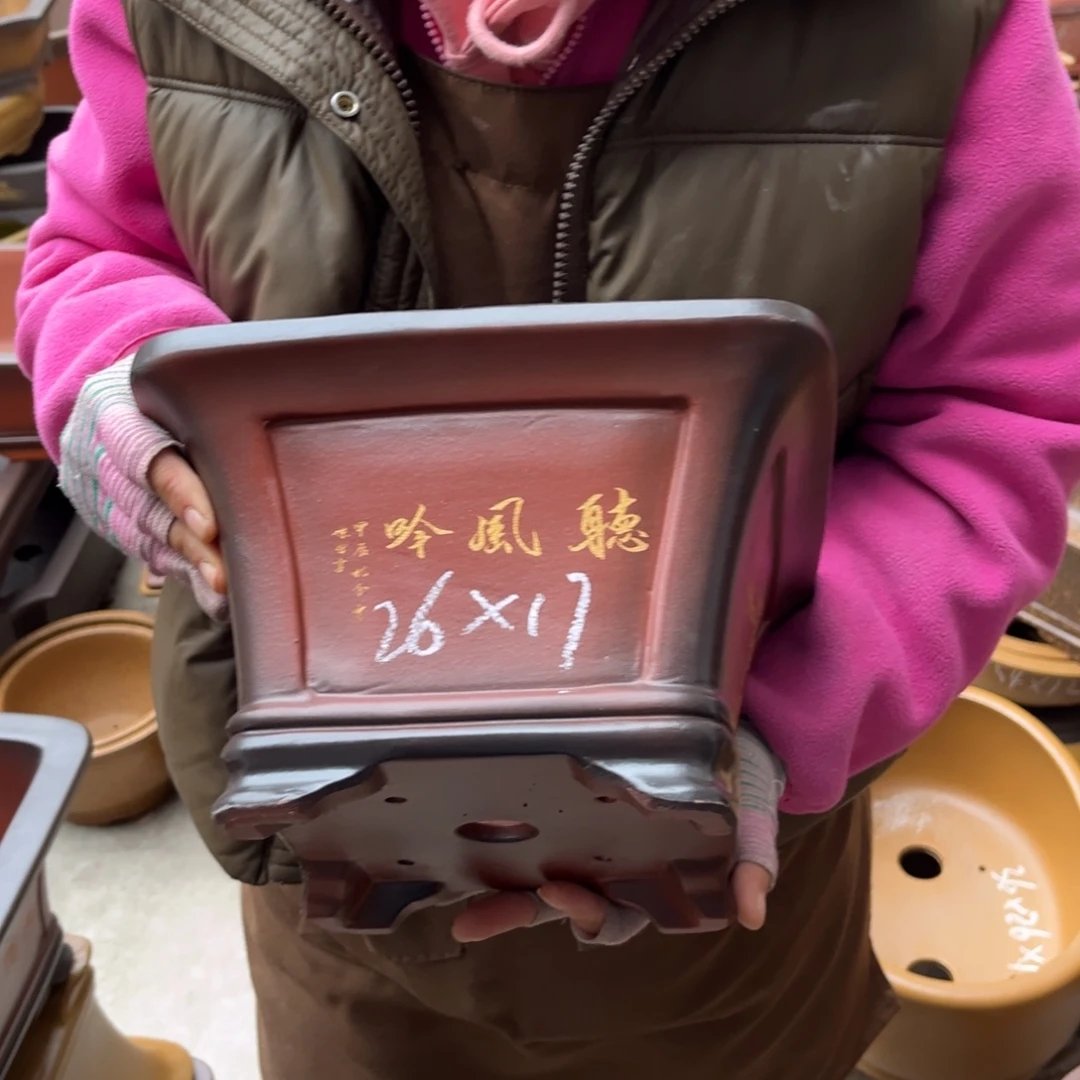 紫砂花盆盆景艺术