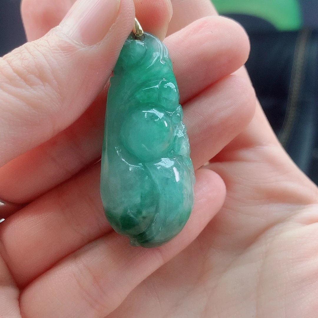 翡翠银S925镶嵌颈饰