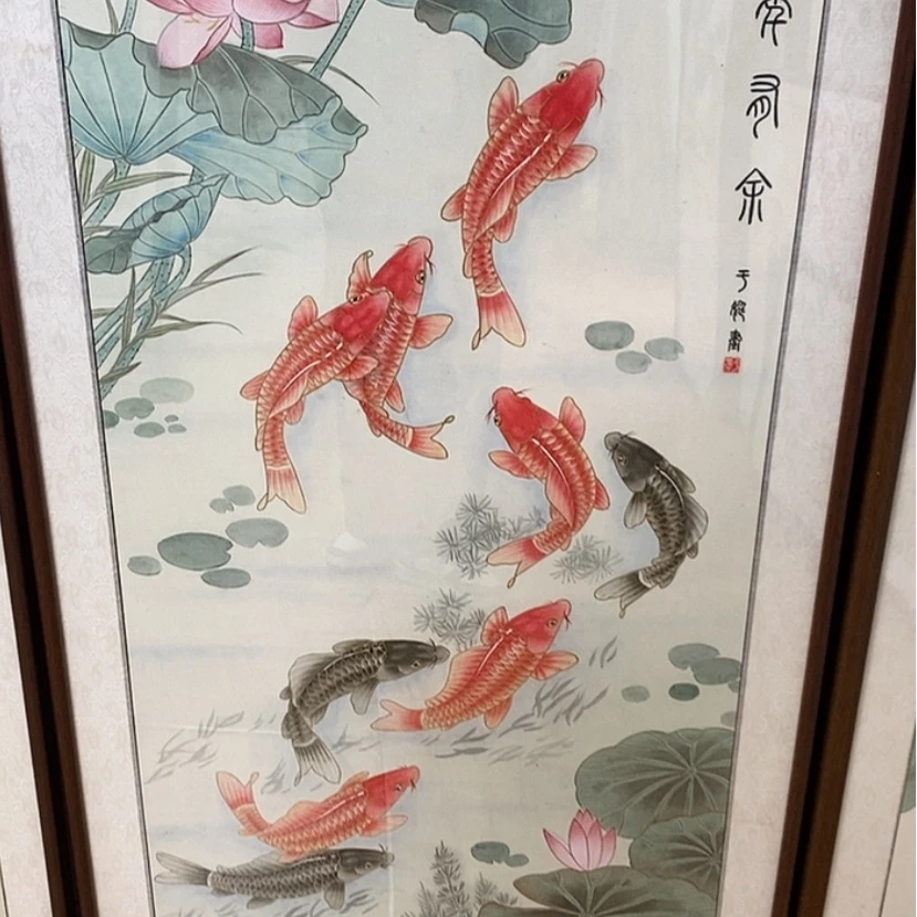【闪购商品】国画手绘国画工笔带框122.65
