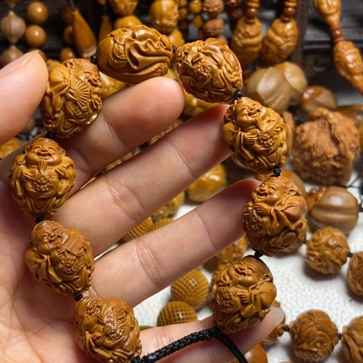 【闪购商品】橄榄核手串/手链八大财神1.78