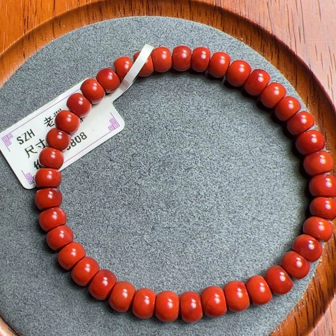 南红玛瑙6mm加手串未镶嵌