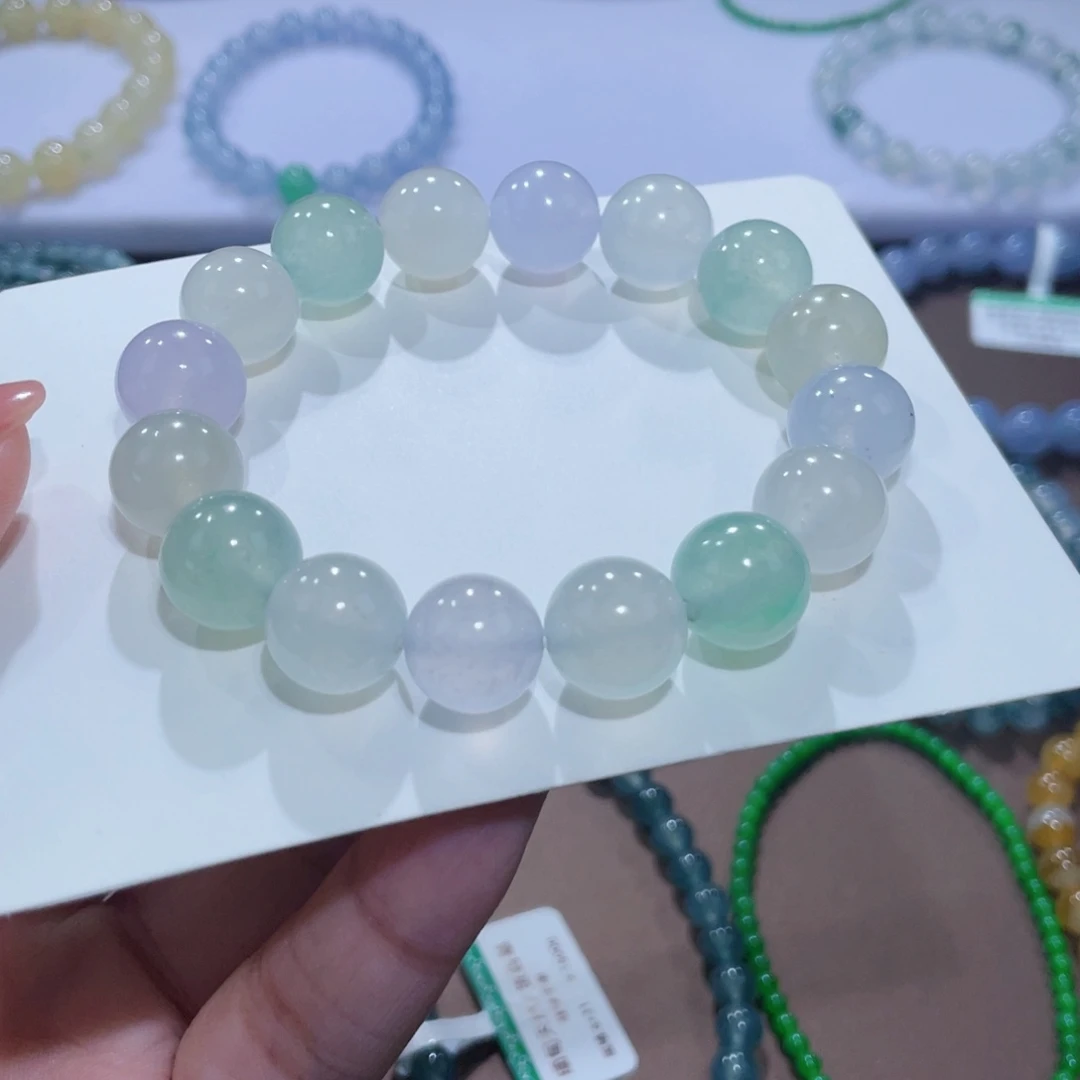 未镶嵌手链翡翠梦幻马卡龙