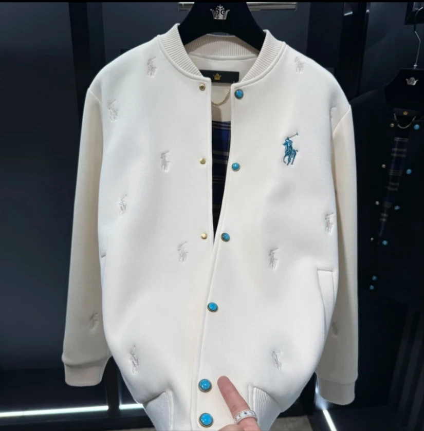 【欧克】2025新款轻奢重工艺棒球服外套（男女同款）