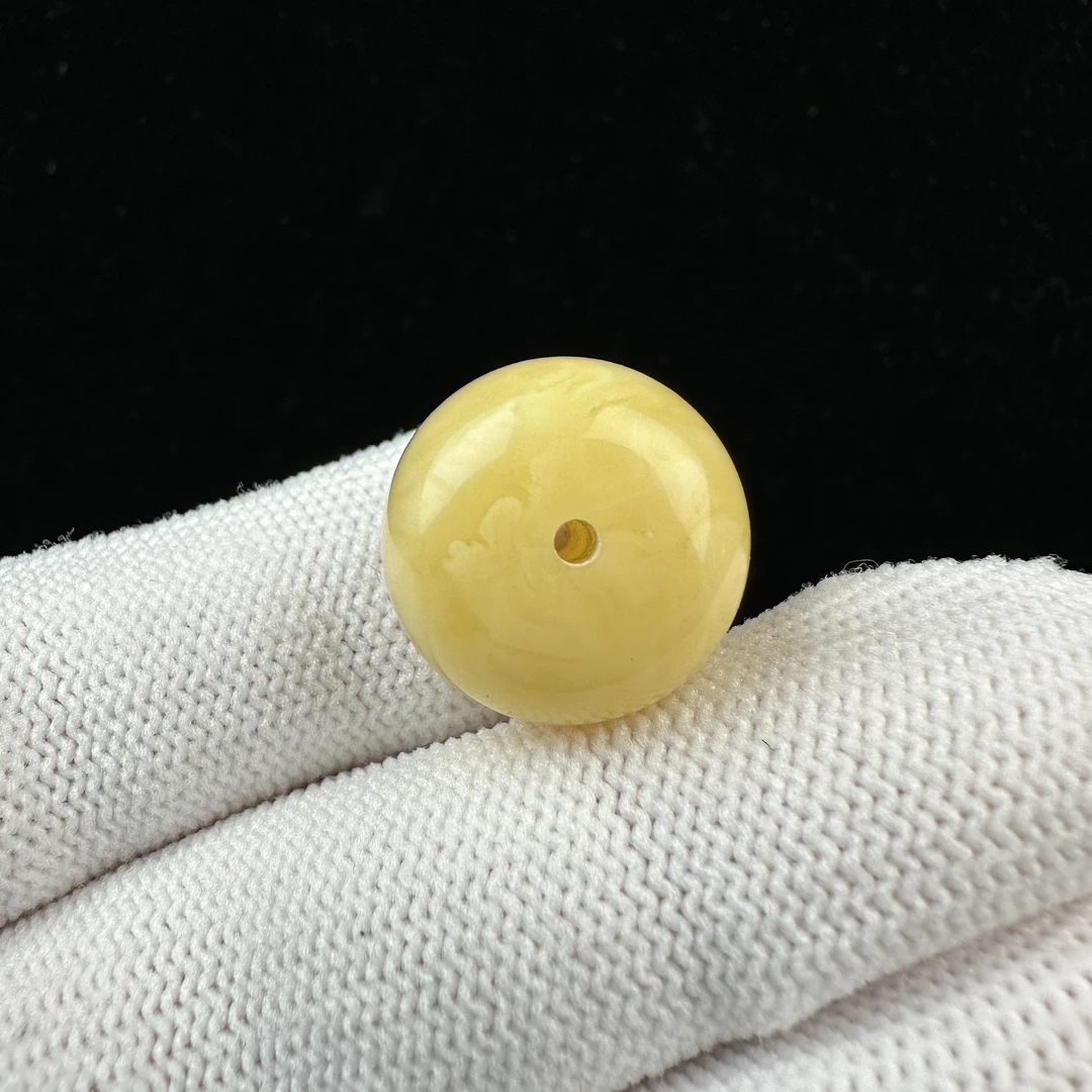 R7345天然蜜蜡 桶珠16.8*13.3mm假一赔四