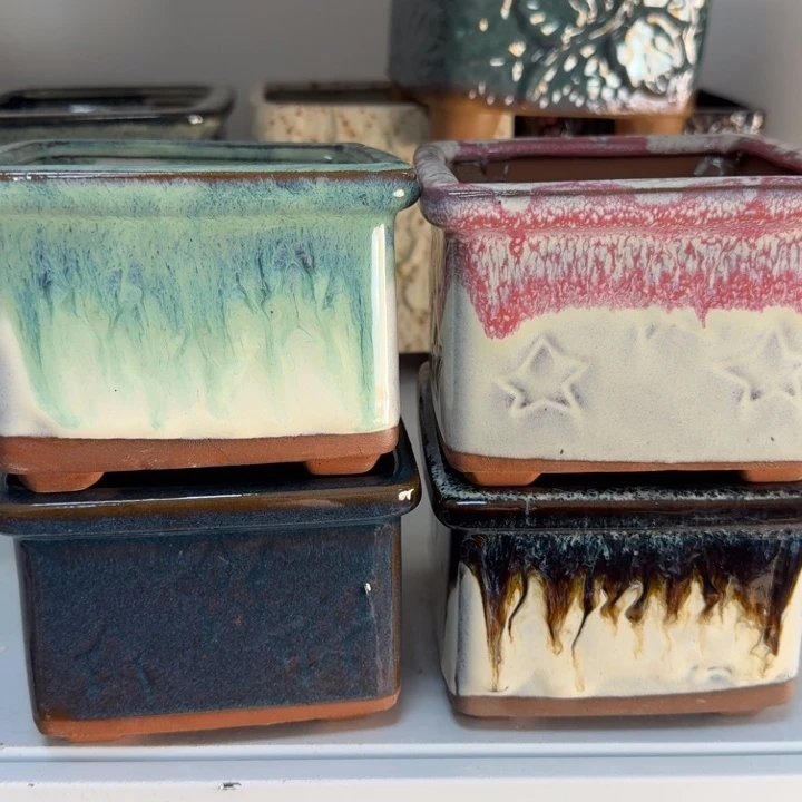 紫砂花盆口12高8，11111111