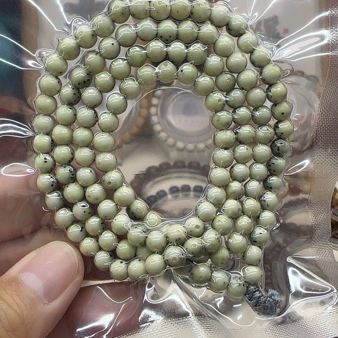 星月菩提手串6圆龙蛋半壁108