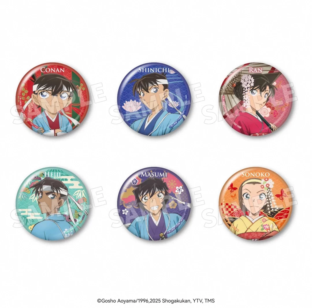 名侦探柯南 耳机、新选、犯泽、变小、化妆、大正系列吧唧合集