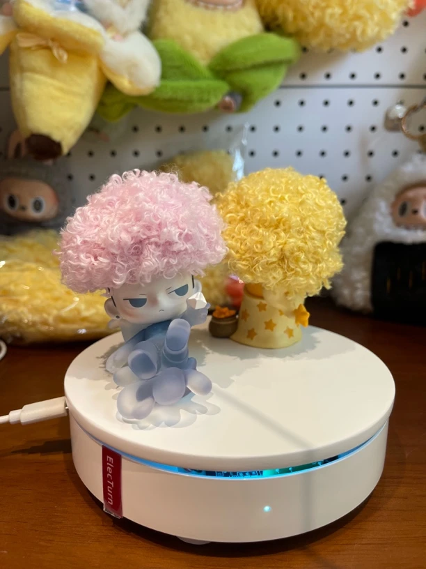 zsiga、kubo、labubu3-5cm手办爆炸头帽子纯手工钩（仅帽子，不含娃）