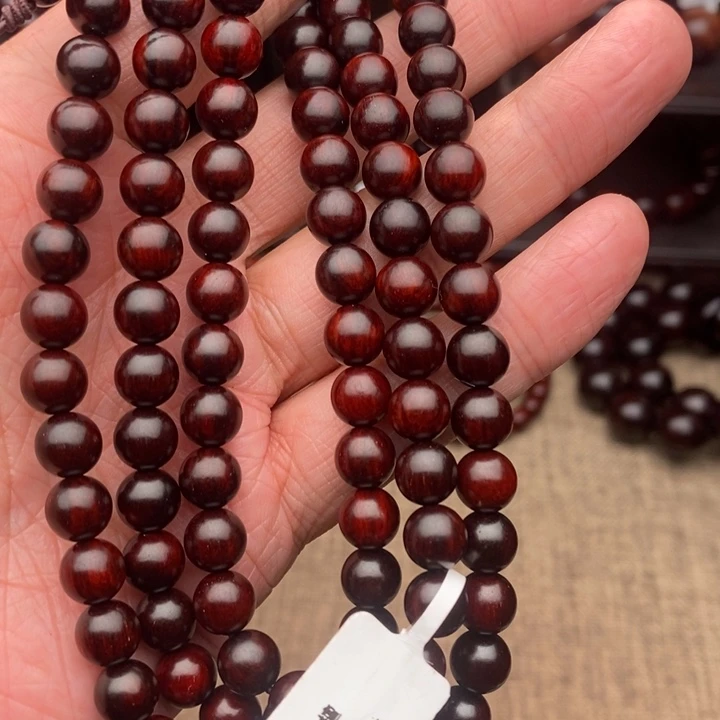 檀香紫檀（小叶紫檀）手串/手链0.8*108