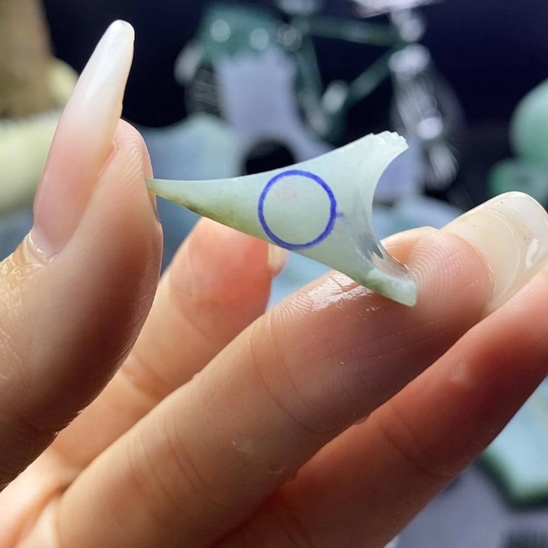 定制翡翠未镶嵌裸石发货