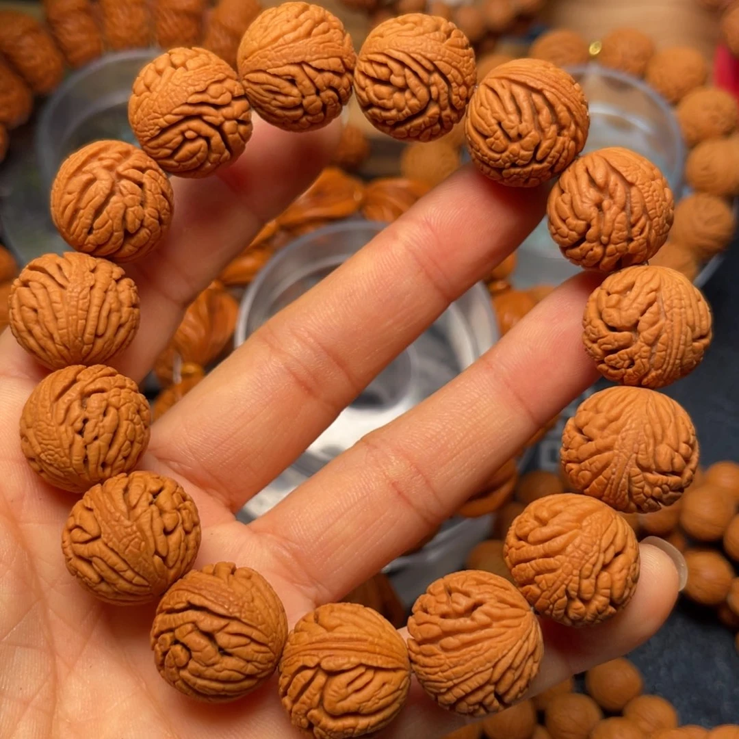 桃核手串龙纹桃核16