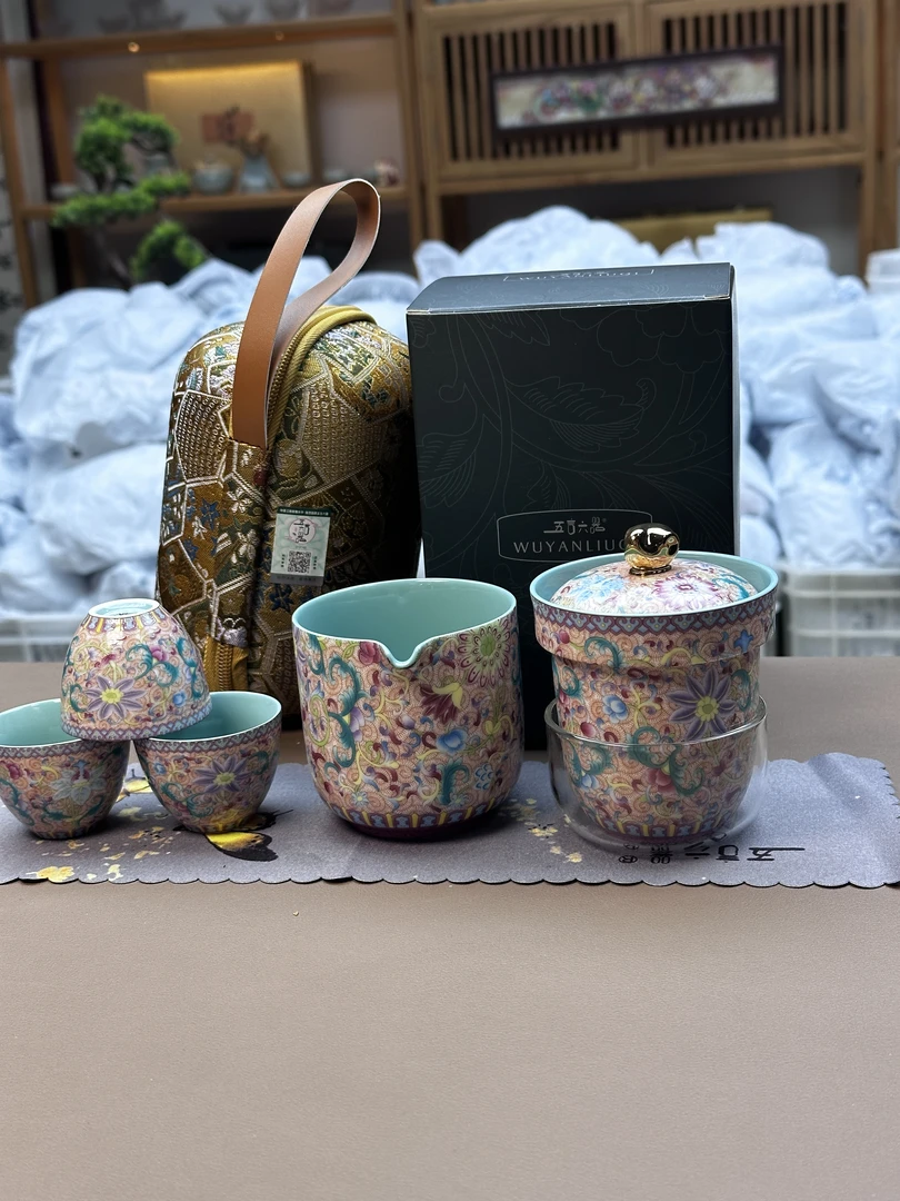 【闪购链接】瓷制品S11111五言六器花开盛世