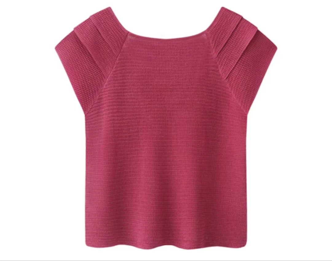 4女夏季毛针织衫T恤秋冬时尚保暖千金风显瘦圆领针织