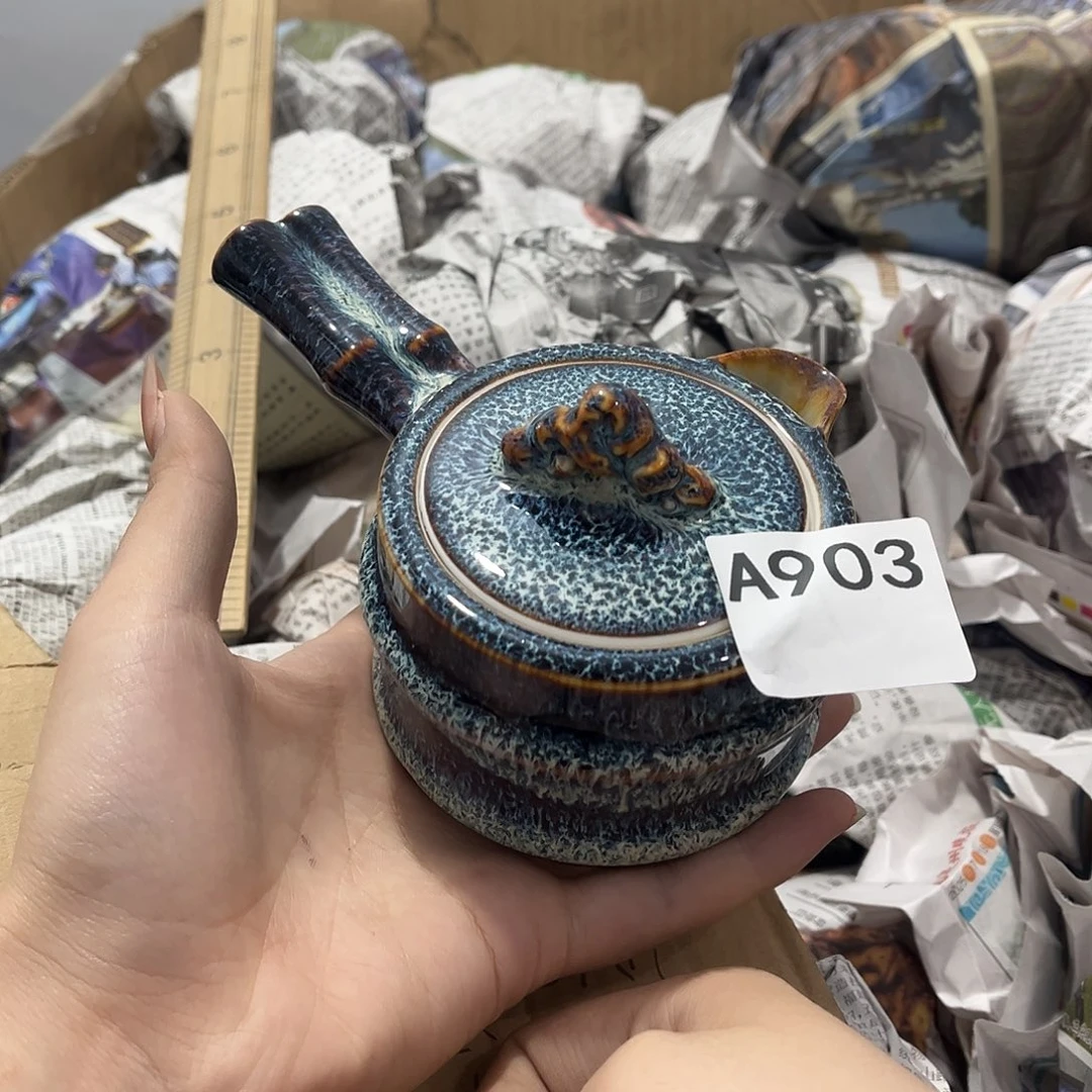 瓷片茶摆件工艺品摆件666