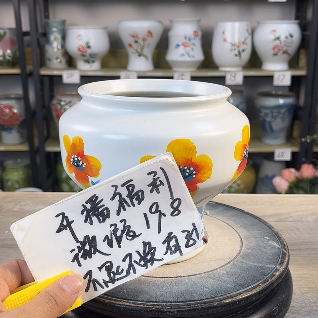 罐1xc景德镇陶瓷花盆