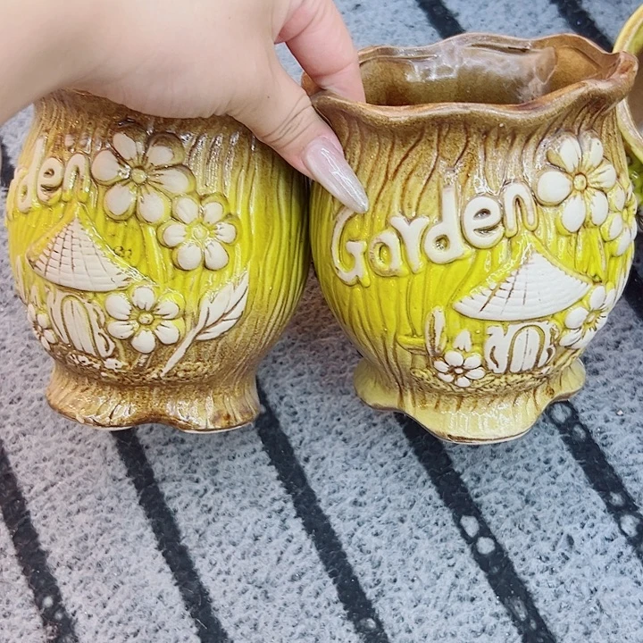 有孔，满10元发货多肉陶瓷花盆