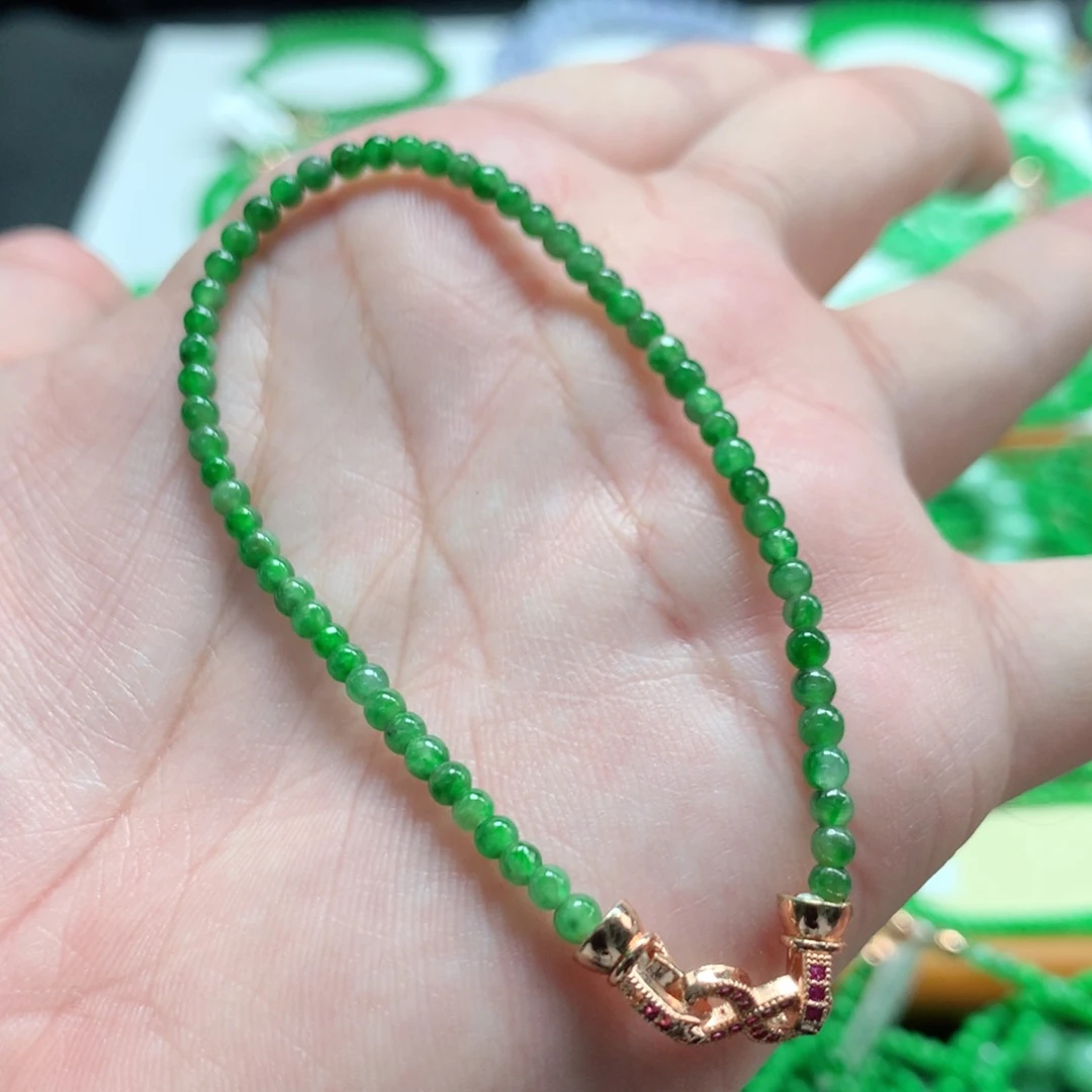 翡翠未镶嵌手链翡翠