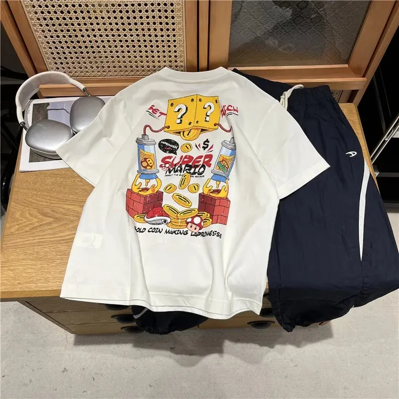 【100%纯棉】童装男女短袖t恤纯棉夏季新款儿童宝宝半袖上衣中小童